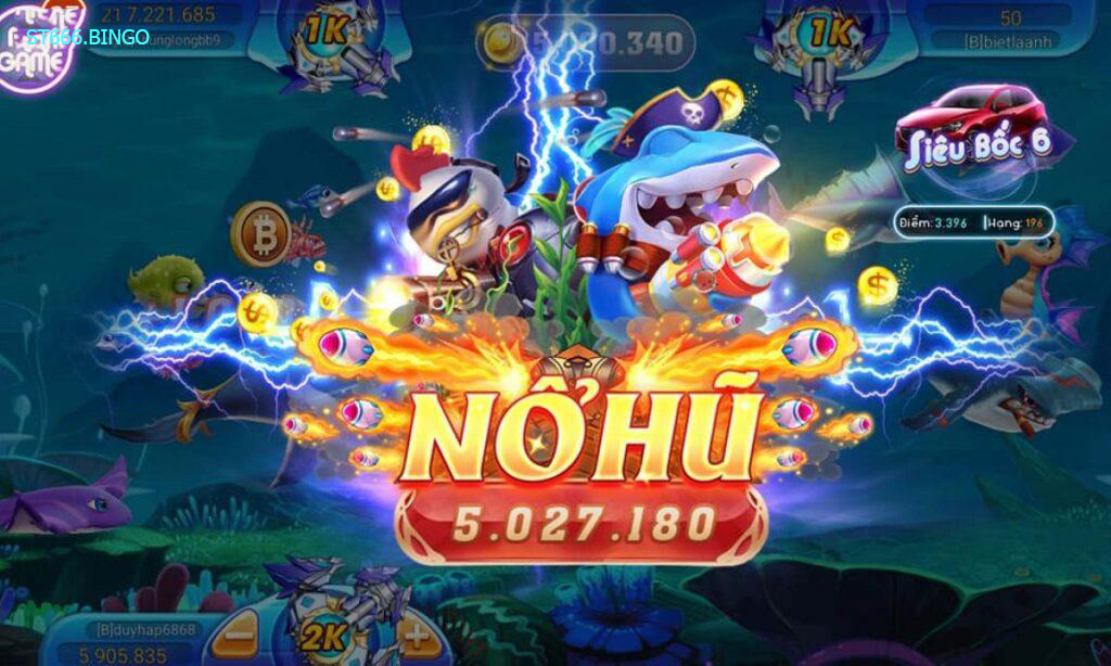 Giải thưởng bắn cá cực khủng
