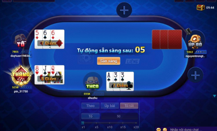 ST666 Chơi game bài 3 cây hấp dẫn trên ST666
