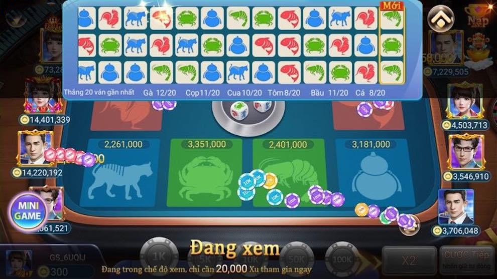 Tải game bầu cua cho PC