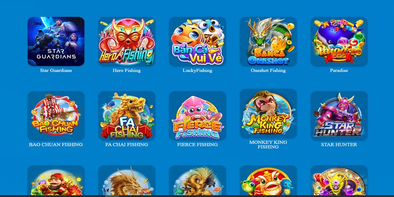 Đa dạng dòng game hấp dẫn