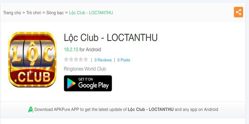 Tải Lộc Club Download APK trên các thiết bị Android