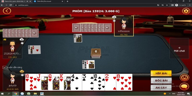 ST666 Game bài Phỏm tại Sảnh bài Facebook