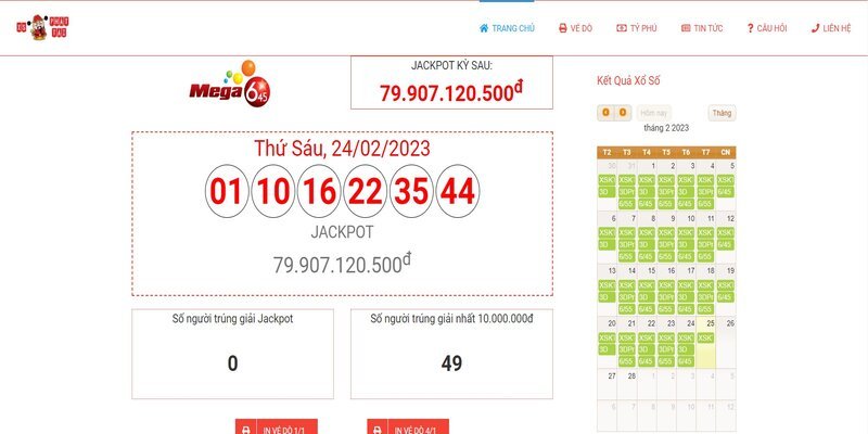 ST666 Giao diện trang chủ Xổ số Phát Tài