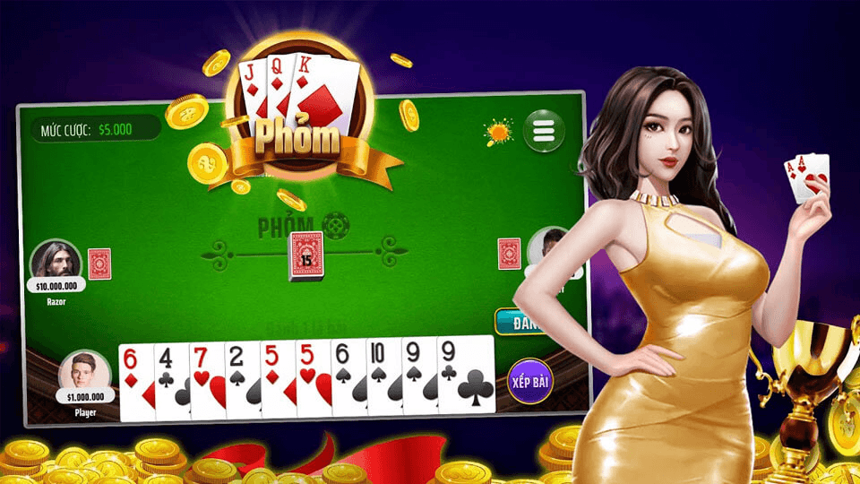 Phỏm là trò chơi giải trí thú vị thu hút đông đảo người chơi tham gia