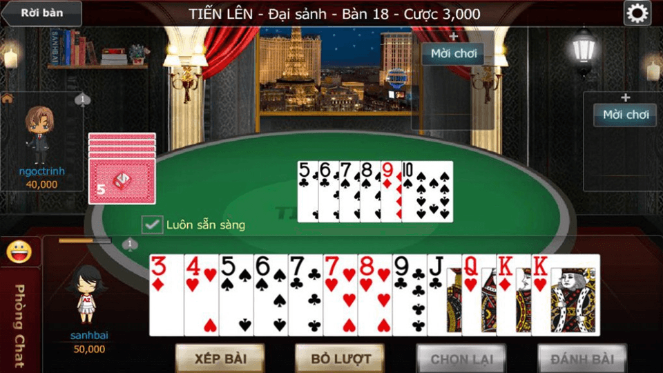Tiến lên là một loại game giải trí thu hút lượng game tham gia chơi cực đông